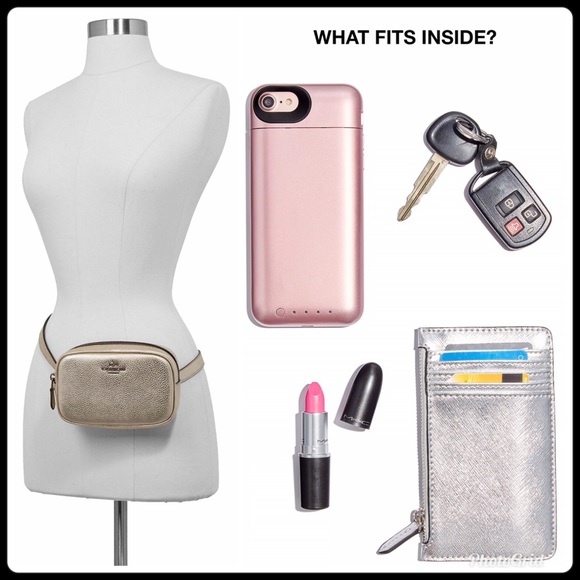 Coach metallic berry belt bag - Picture 3 of 8